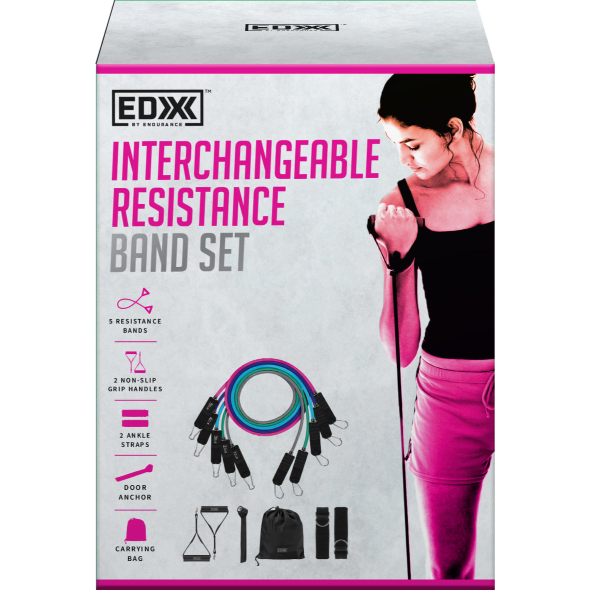 EDX Interchangeable Resistance Band Set - Multi