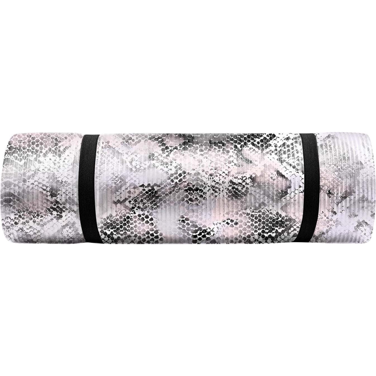 Jessica Simpson Extra Thick Fitness Yoga Mat with Carrying Strap, Snake - Snake