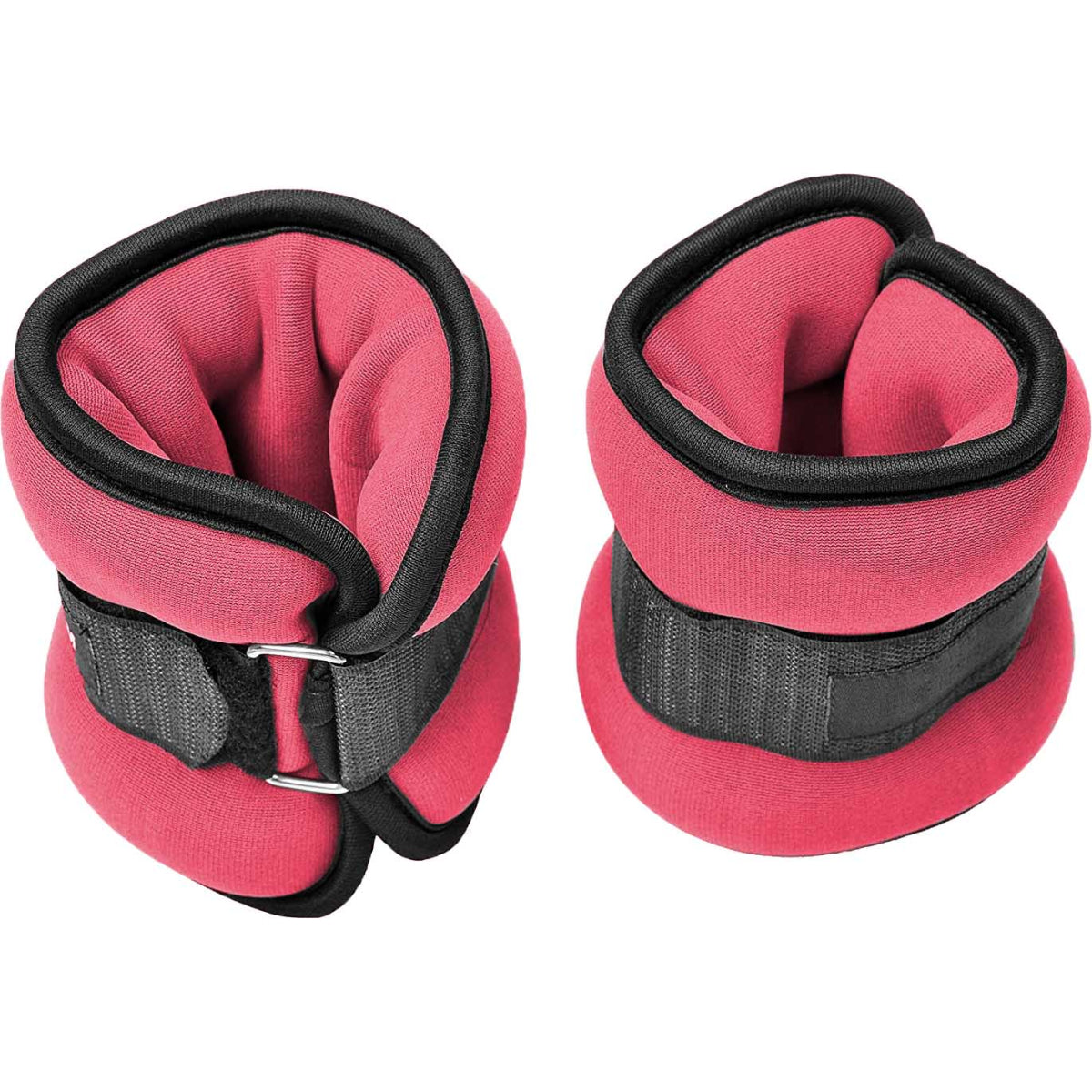 Jessica Simpson 2lb Ankle Weights Pair Set with Adjustable Strap - Geranium