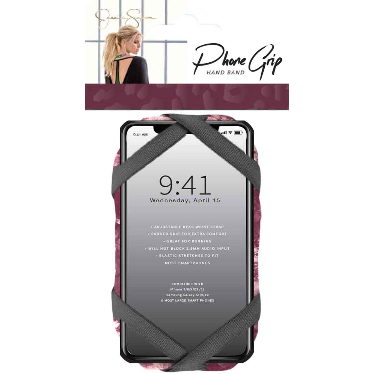 Jessica Simpson Hand-Held Running Cell Phone Holder, Tidal - Tidal