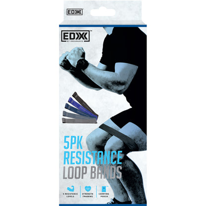 EDX Resistance Loop Bands - 5 Pack, Navy - Navy