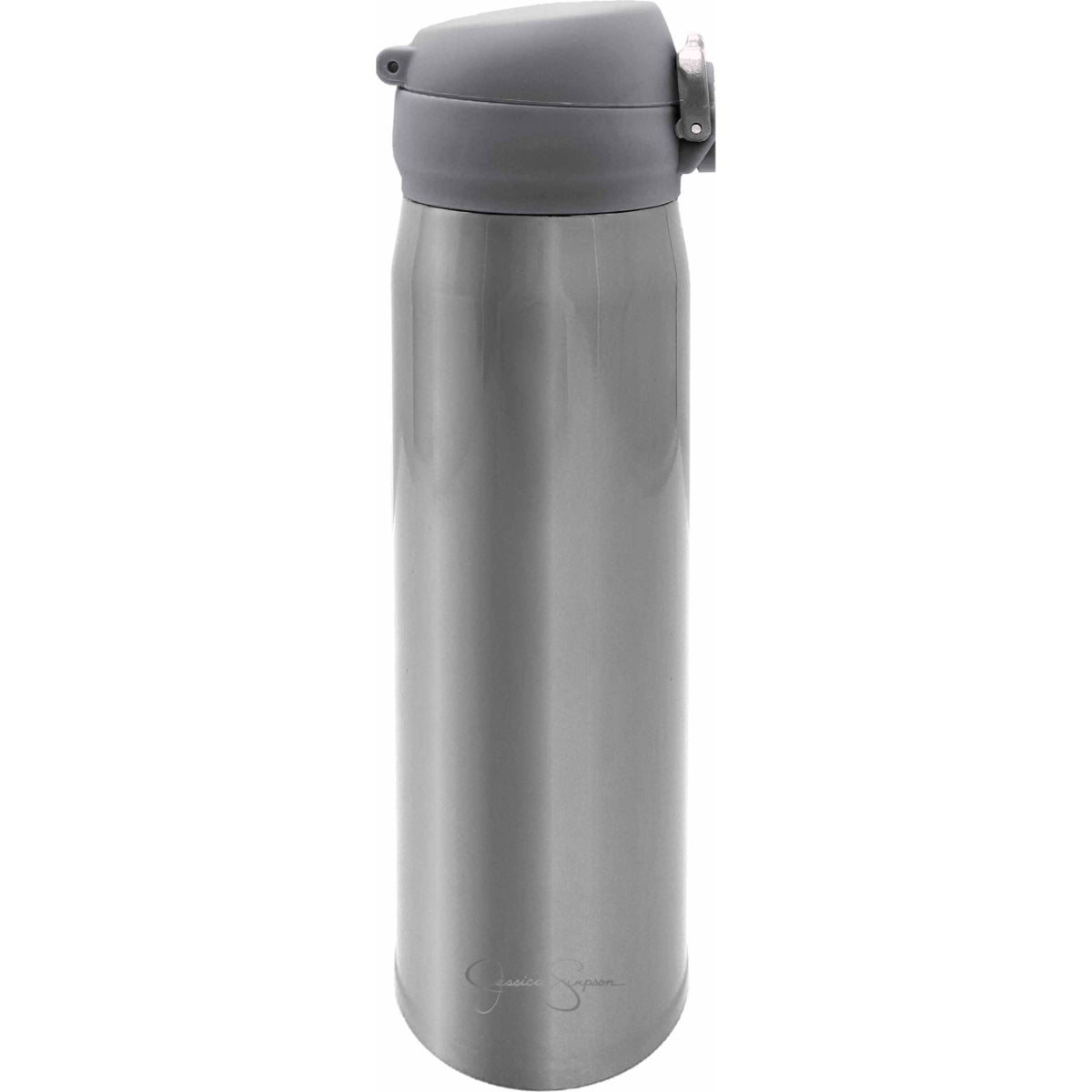 Jessica Simpson 10 ounce Stainless Steel Water bottle, Gray - Gray