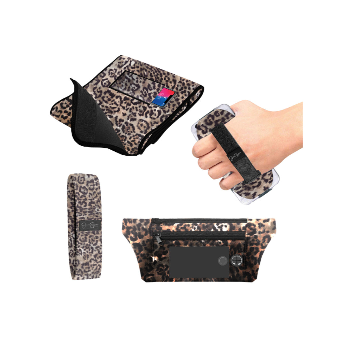 Jessica Simpson Cheetah Fitness Accessory Bundle