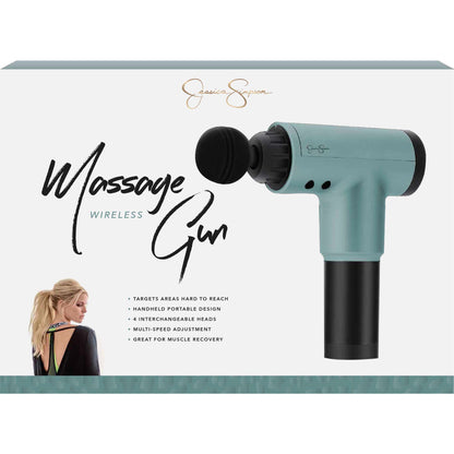 Jessica Simpson Deep Tissue Handheld Massage Gun - Porcelain