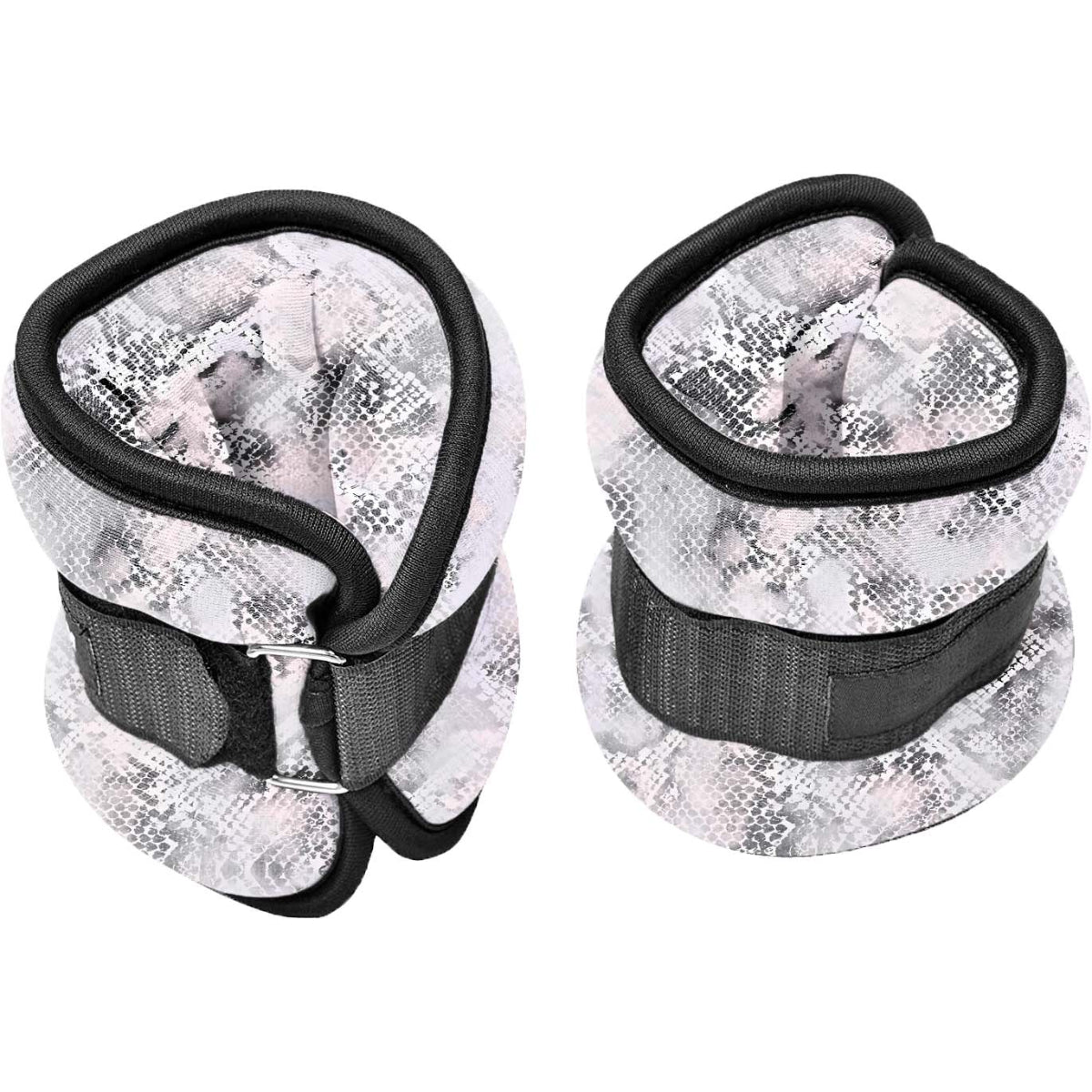 Jessica Simpson 2lb Ankle Weights Pair Set with Adjustable Strap - Snake