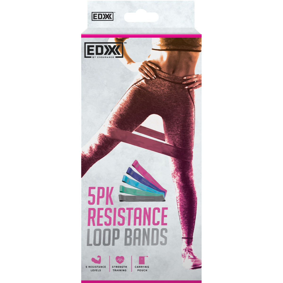 EDX Resistance Loop Bands - 5 Pack, Multi - Multi