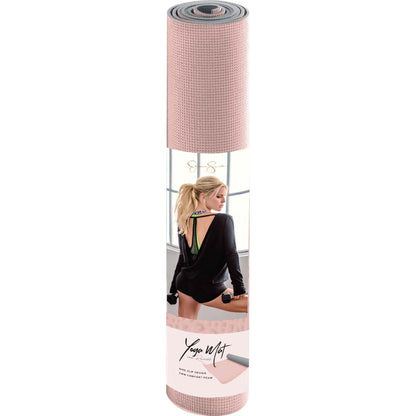 Jessica Simpson 4mm Two-tone Reversible Yoga Mat - Pink