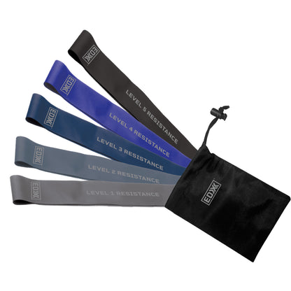 EDX Resistance Loop Bands - 5 Pack, Navy - Navy