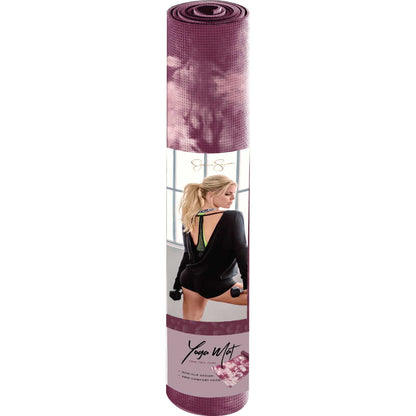 Jessica Simpson 4mm Two-tone Reversible Yoga Mat - Tidal