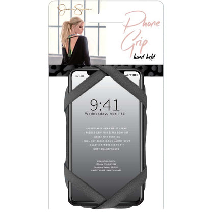 Jessica Simpson Hand-Held Running Cell Phone Holder, Black - Black