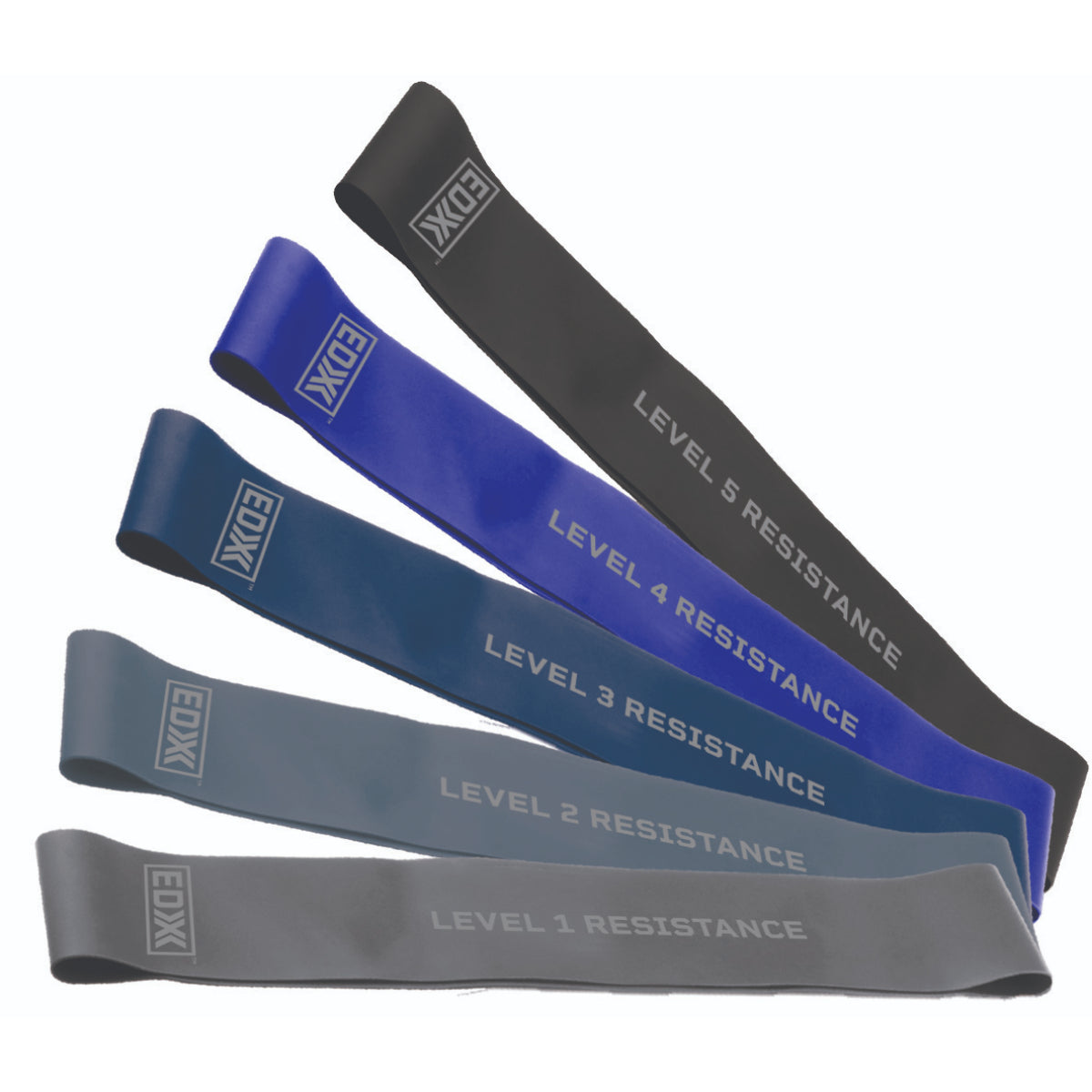 EDX Resistance Loop Bands - 5 Pack, Navy - Navy