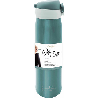 Jessica Simpson 10 ounce Stainless Steel Water bottle, Porcelain - Porcelain