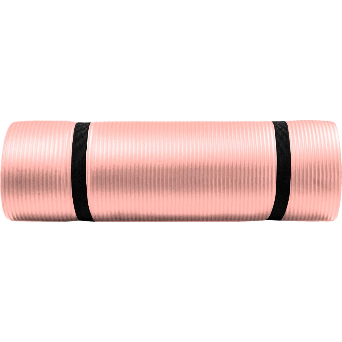 Jessica Simpson Extra Thick Fitness Yoga Mat with Carrying Strap, Pink - Pink