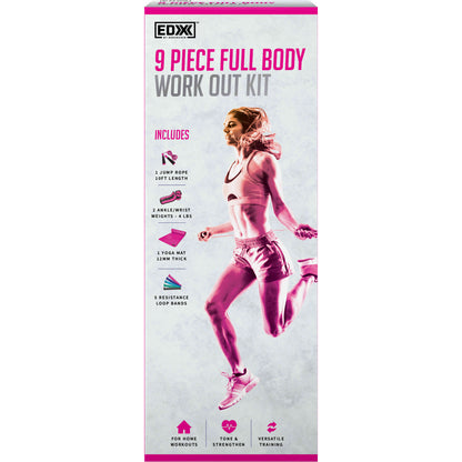 EDX 9 Piece Full Body Workout Kit