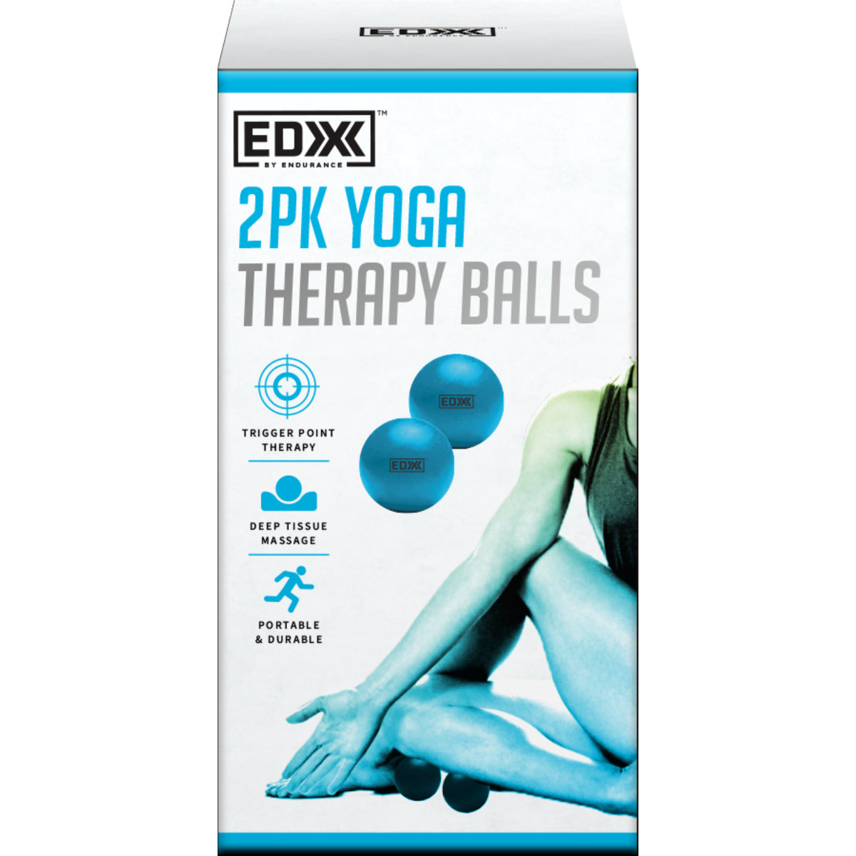 EDX 2PK Yoga Therapy Balls