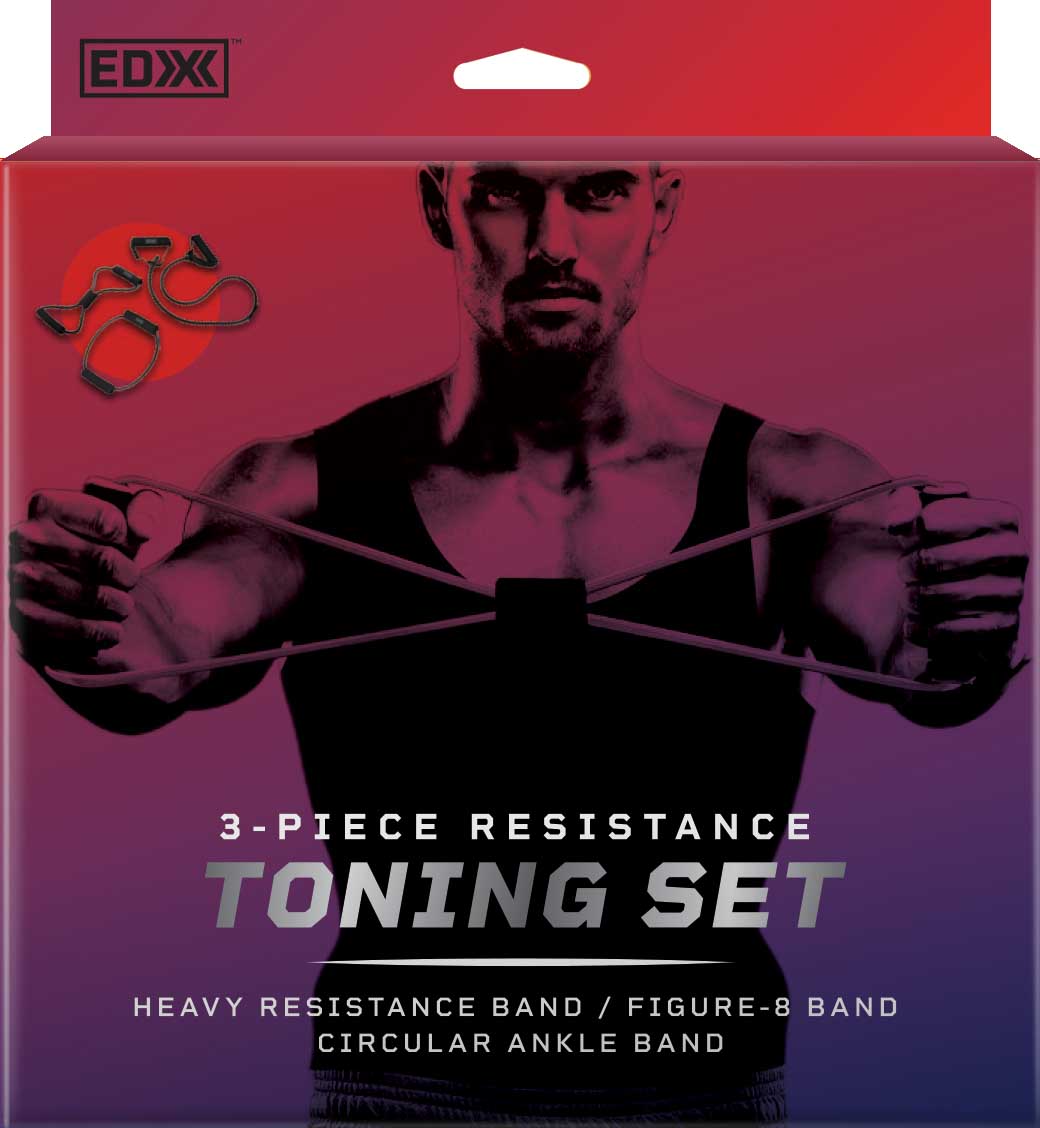 EDX 3 Piece Resistance Toning Set – Motiv Fitness