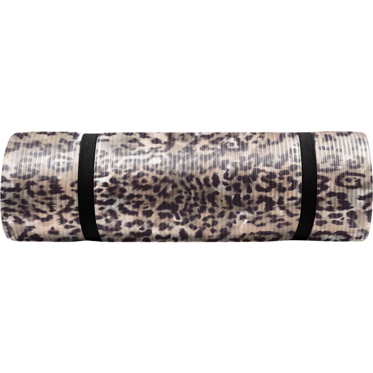 Jessica Simpson Extra Thick Fitness Yoga Mat with Carrying Strap, Cheetah - Cheetah