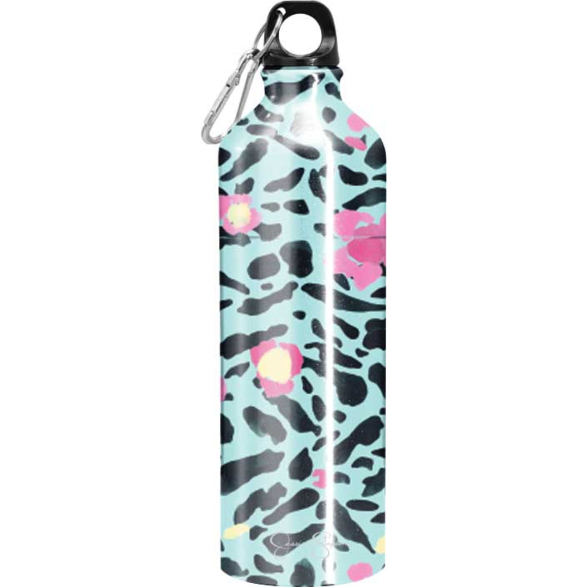 Jessica Simpson 24oz Cold and Hot Aluminum Water Bottle, Animal Print - Animal Print