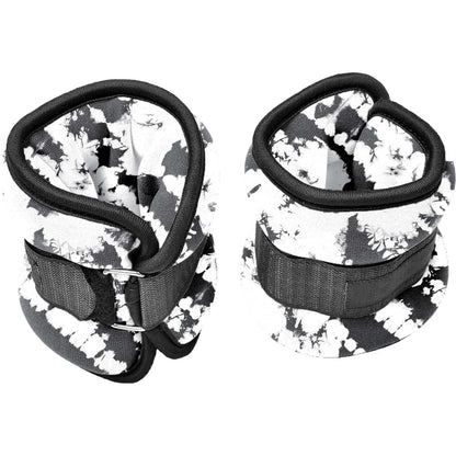 Jessica Simpson 2lb Ankle Weights Pair Set with Adjustable Strap - Splash