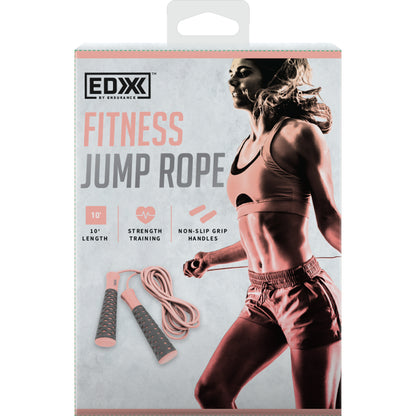 EDX Fitness Jump Rope, Coral - Coral