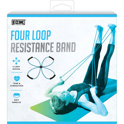 EDX 4-Loop Resistance Band - Light Blue