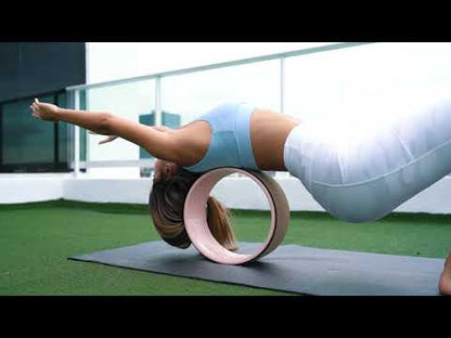 EDX 10.5" Yoga Wheel for Stretching and Back Pain